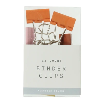 12-Count Binder Clips