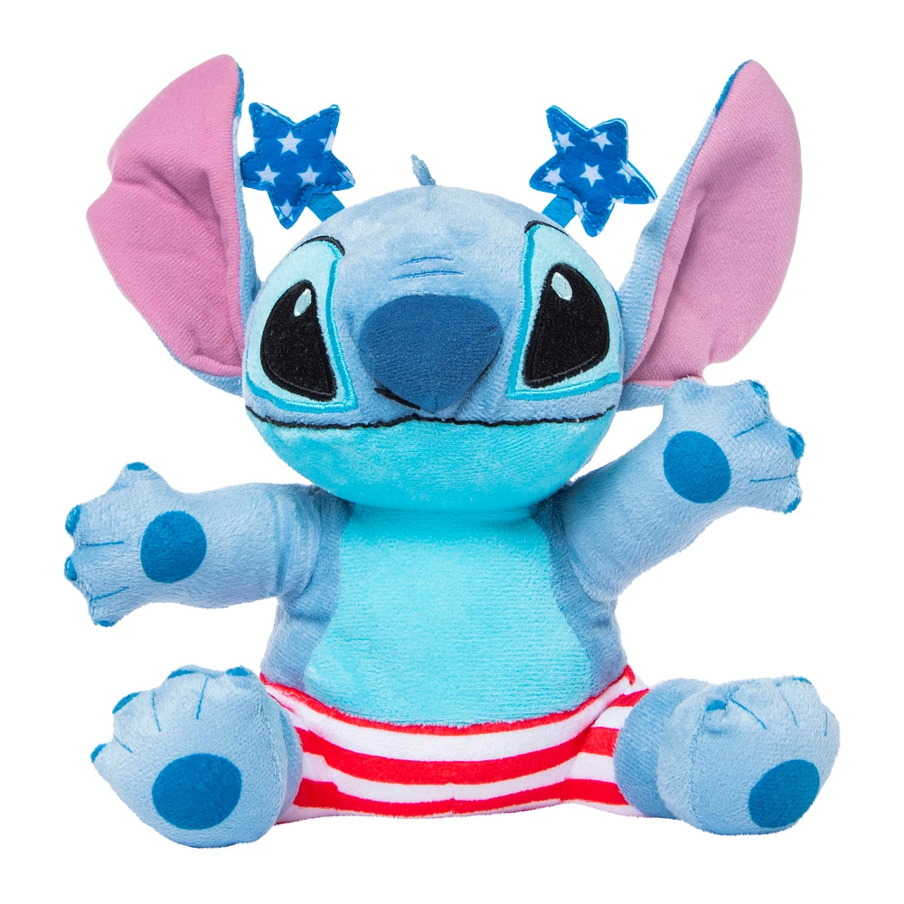 Disney Stitch™ patriotic plush toy 9in