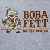 star wars® cartoon boba fett graphic tee