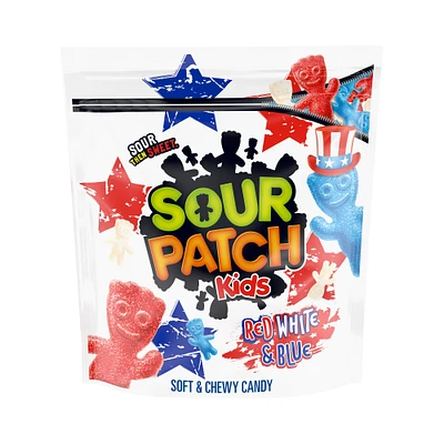 sour patch kids® red, white, & blue 1.8lb family size bag