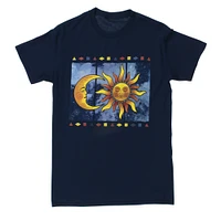 celestial sun & moon graphic tee