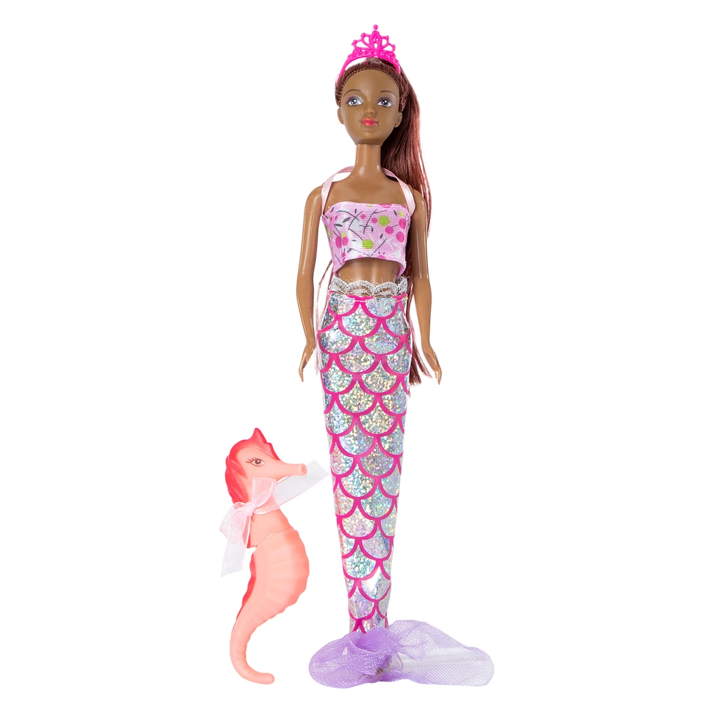 sophie mermaid doll with pet seahorse