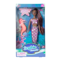 sophie mermaid doll with pet seahorse
