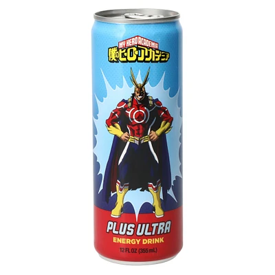 my hero academia plus ultra energy drink 12oz