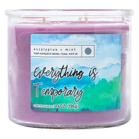 eucalyptus + mint 3-wick scented candle 14oz