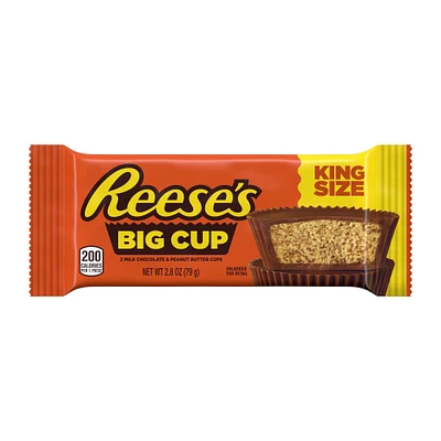 reese's® big cup king size peanut butter cups 2.8oz