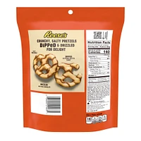 reese's® dipped peanut butter & chocolate pretzels 8.5oz