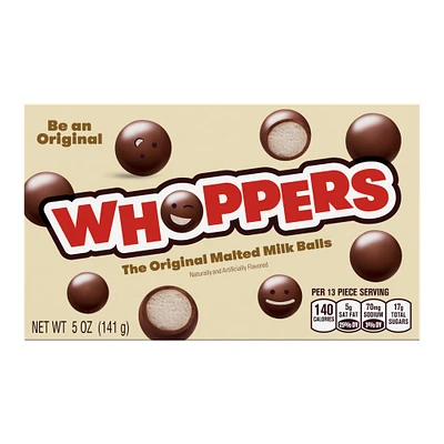 whoppers® the original malted milk balls theater box candy 5oz