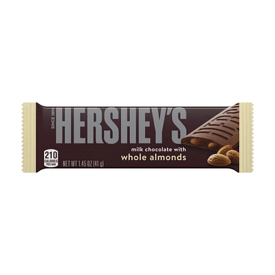 hershey's® milk chocolate whole almonds candy bar 1.45oz