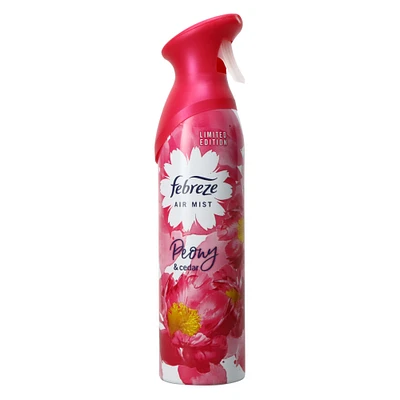 febreze® air mist limited edition peony & cedar scent