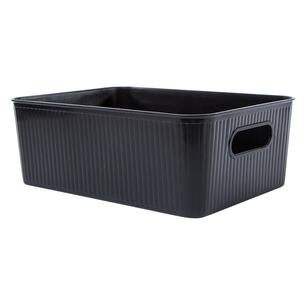 textured storage bin 10in x 7in