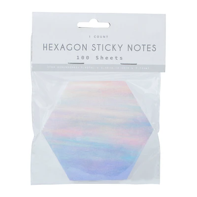 hexagon sticky notes 100 sheets