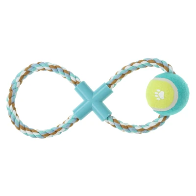 loop ball rope dog toy