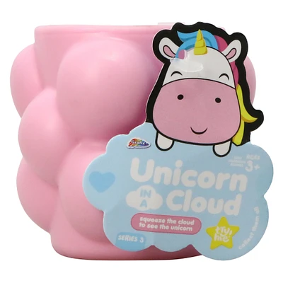 unicorn a cloud squish toy