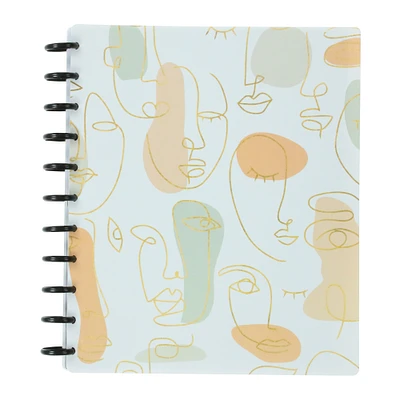 5-subject spiral notebook 11.2in x 9.4in - faces
