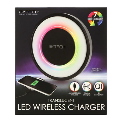 translucent LED wireless charger
