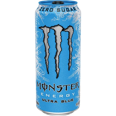 monster™ zero sugar energy drink, ultra blue 16oz