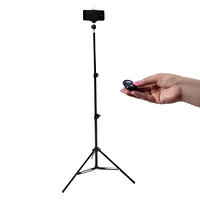 4ft extendable tripod with smartphone mount & remote