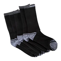 mens athletic crew socks 5-pack