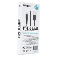 4ft antimicrobial USB Type-C cable