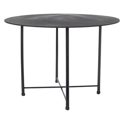 black low rise table 23.75in x 16in