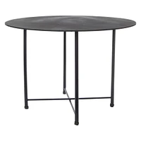 black low rise table 23.75in x 16in