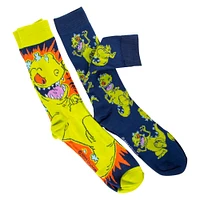 nickelodeon rugrats™ reptar crew socks 2-pack