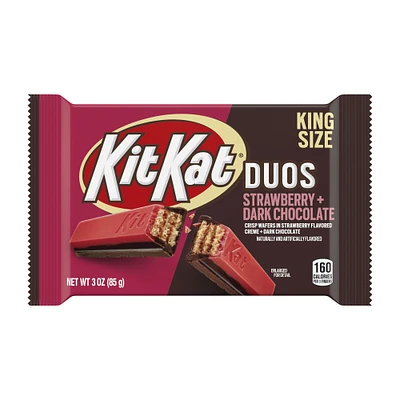 kit kat® duos strawberry + dark chocolate king size candy bar 3oz