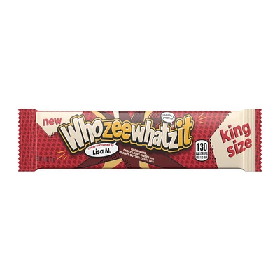 whozeewhatzit king size candy bar 2.6oz
