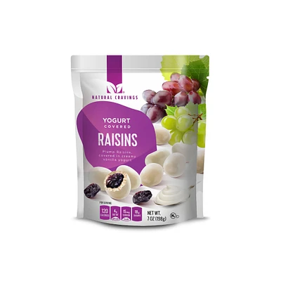 natural cravings® yogurt covered raisins 7oz