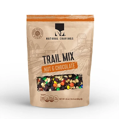 natural cravings® nut & chocolate trail mix 24oz