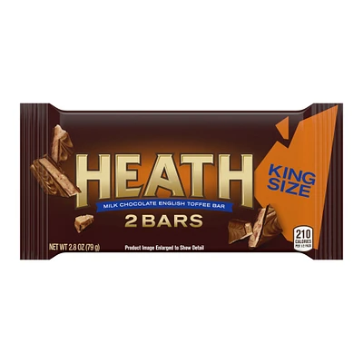 heath milk chocolate english toffee king size 2.8oz