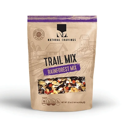 natural cravings® rainforest mix trail mix 22oz