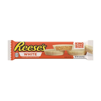 reese's white creme king size peanut butter cups 2.8oz