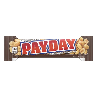 payday chocolatey covered peanut & caramel candy bar