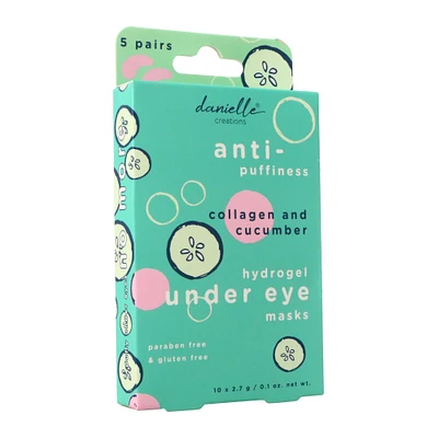 hydrogel under-eye masks, collagen + cucumber