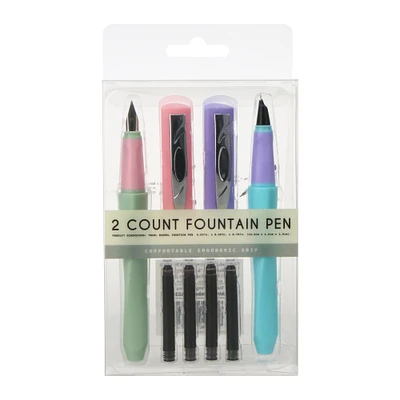 2-count fountain pen set