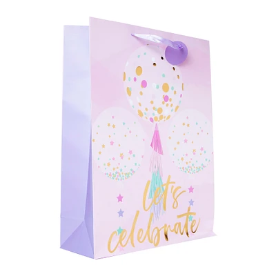 celebrate pastel jumbo gift bag 17.75in x 12.75in
