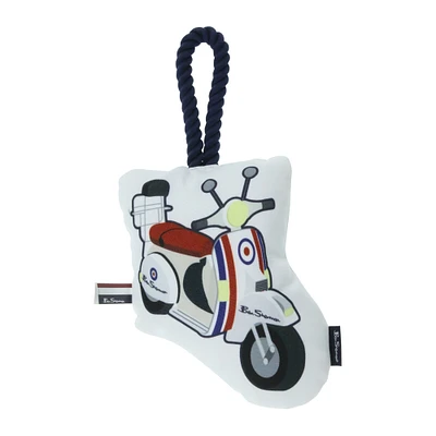 ben sherman® canvas scooter dog toy 14.5in x 7.5in