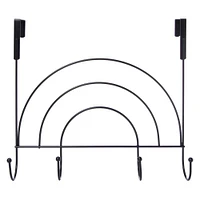 rainbow over-the-door hanging hook rack