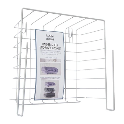 under-shelf storage basket 12.2in