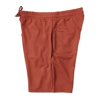 mauve french terry shorts