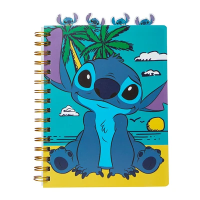 Disney Stitch tab notebook 8in x 6in