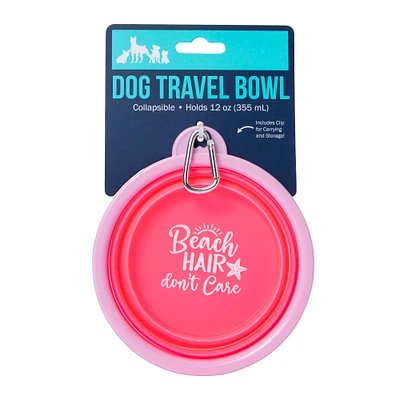 collapsible pet travel bowl 12oz