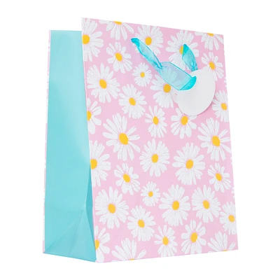 rainbows & daisies medium gift bag 9in x 7in