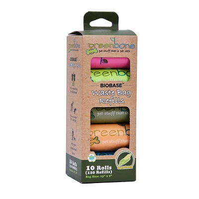 greenbone™ biobase™ pet waste bags rolls