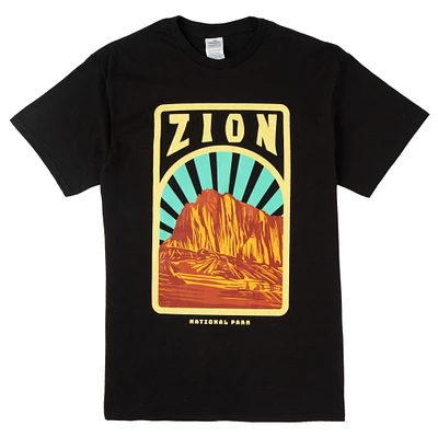 zion national park graphic tee