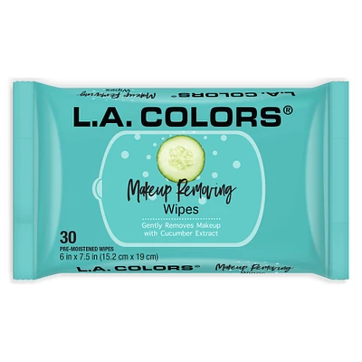 l.a. colors® makeup removing wipes 30-count