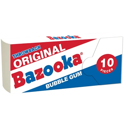 throwback original bazooka® bubble gum 10 pieces