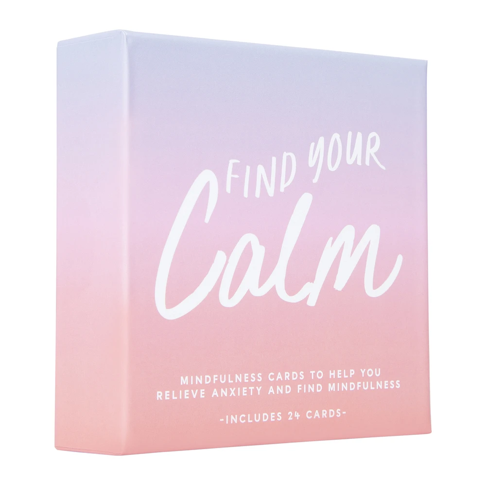 'find your calm' mindfulness cards deck